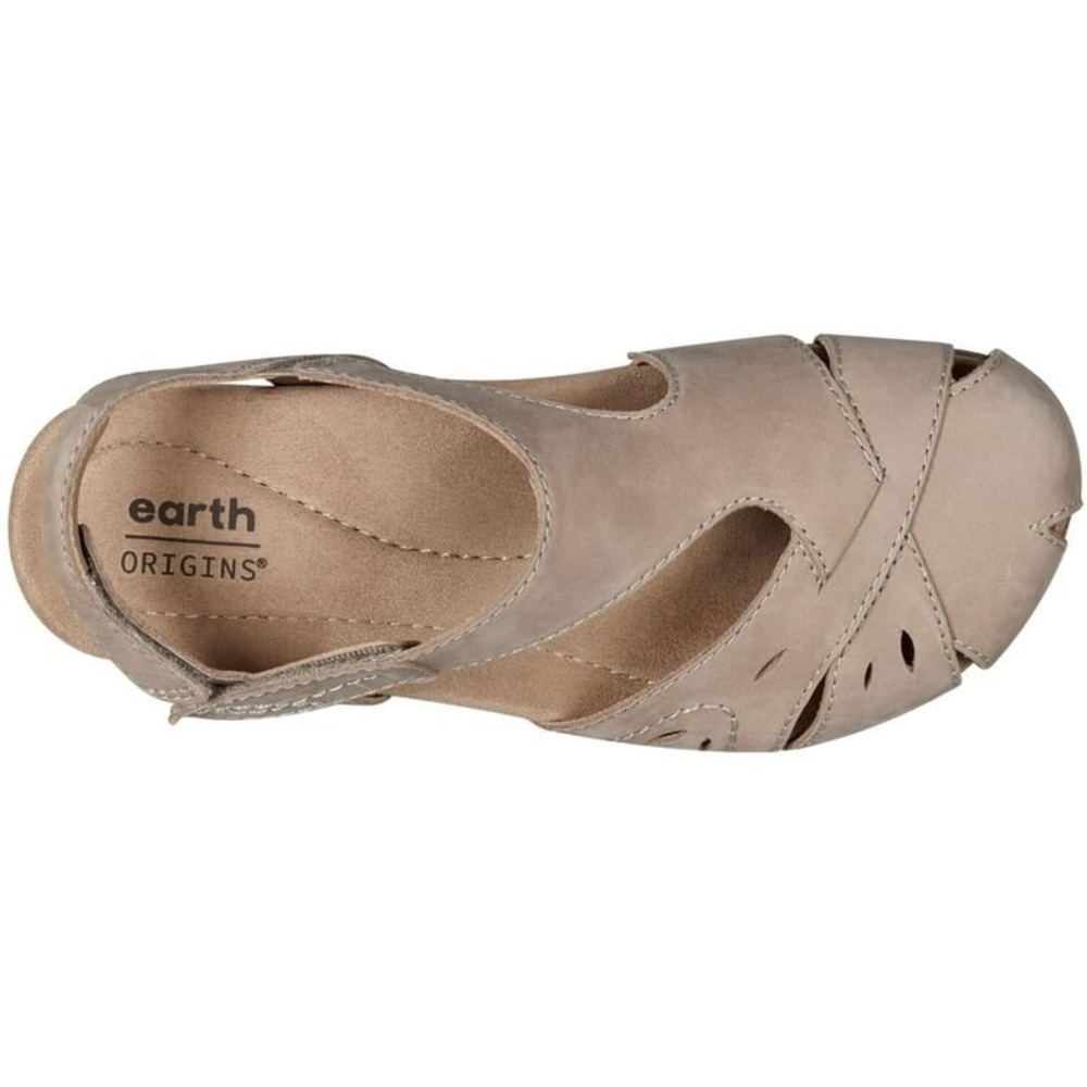 Earth Origins Women's Sandals Size 6M Beige Leather Comfort Casual Shoes - Picture 5 of 15
